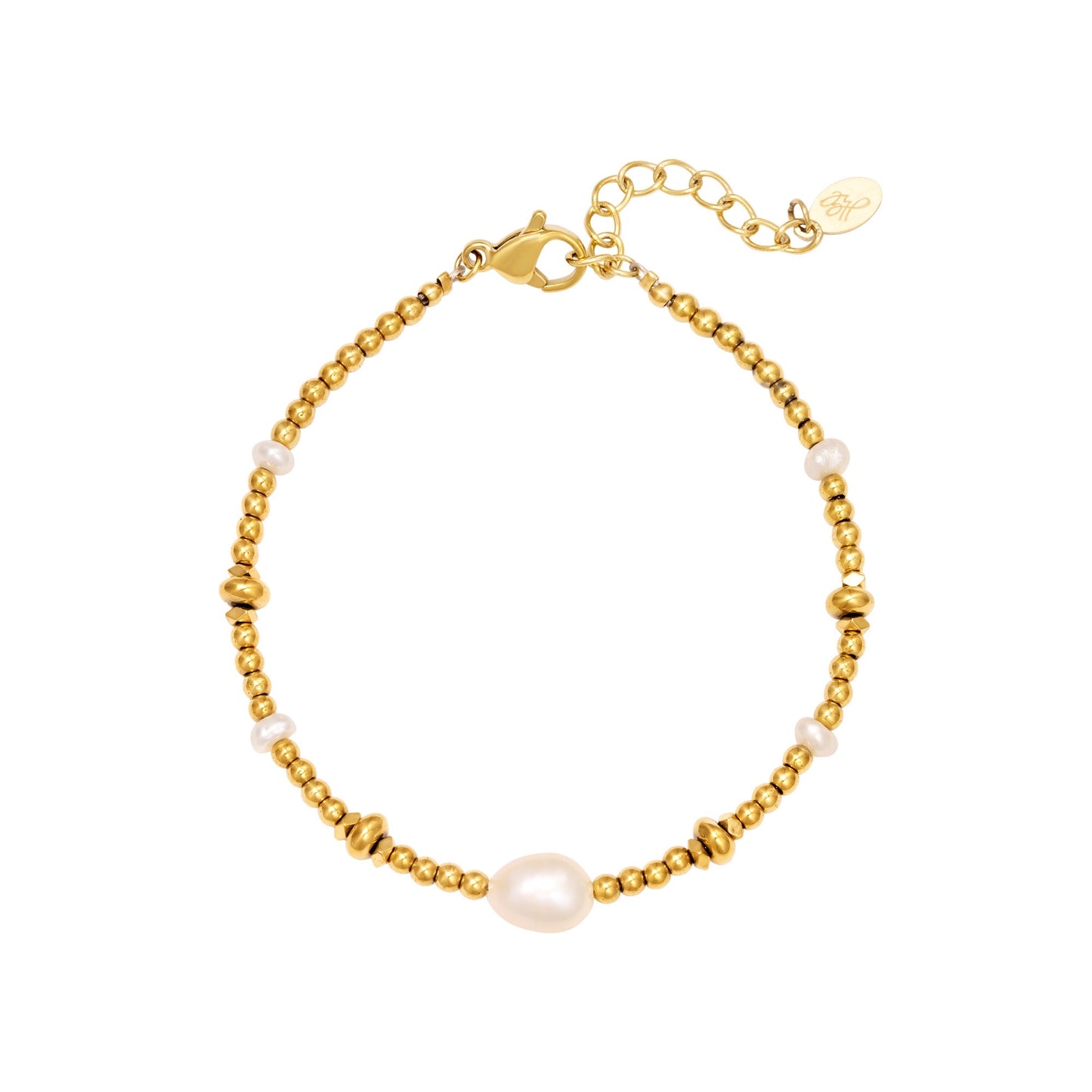 Parel kraal armbandje