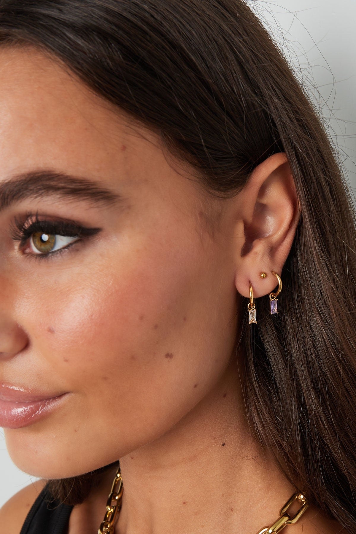 Amy oorbellen turquoise