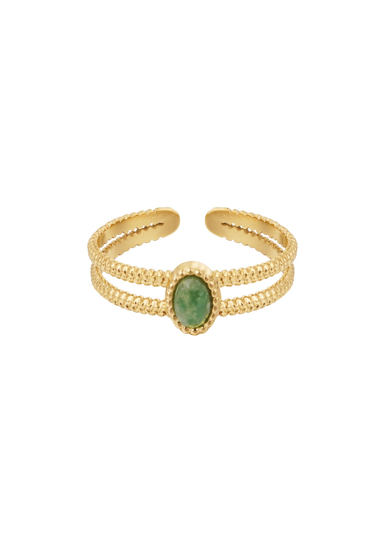 Leah ring green