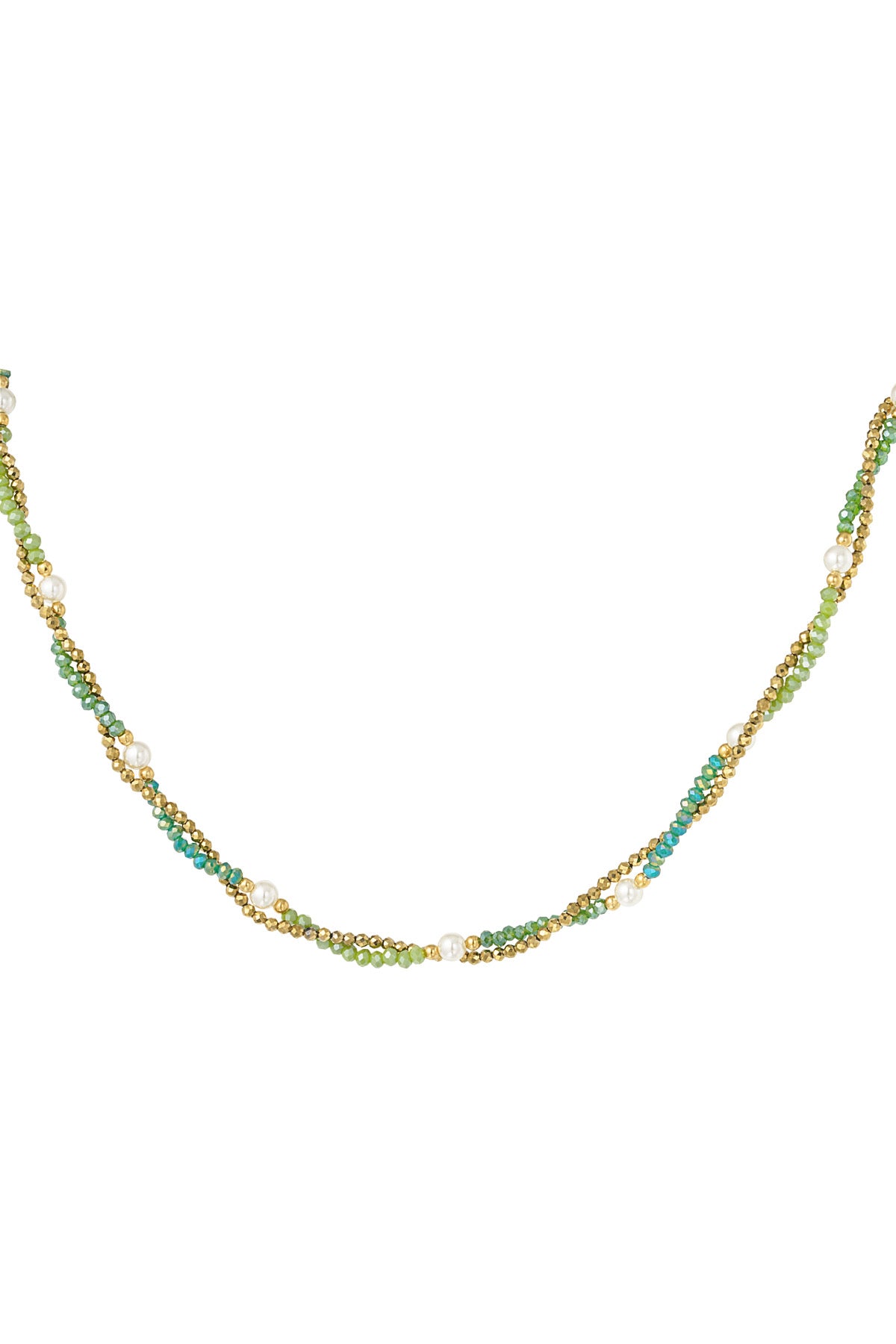 Twisted beaded ketting