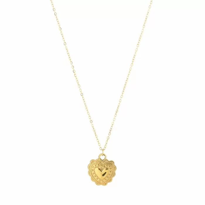 Big heart ketting