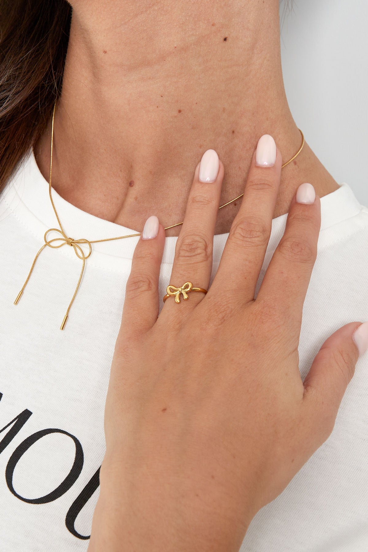 Ring met strikje