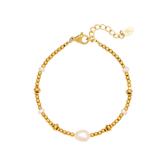 Parel kraal armbandje