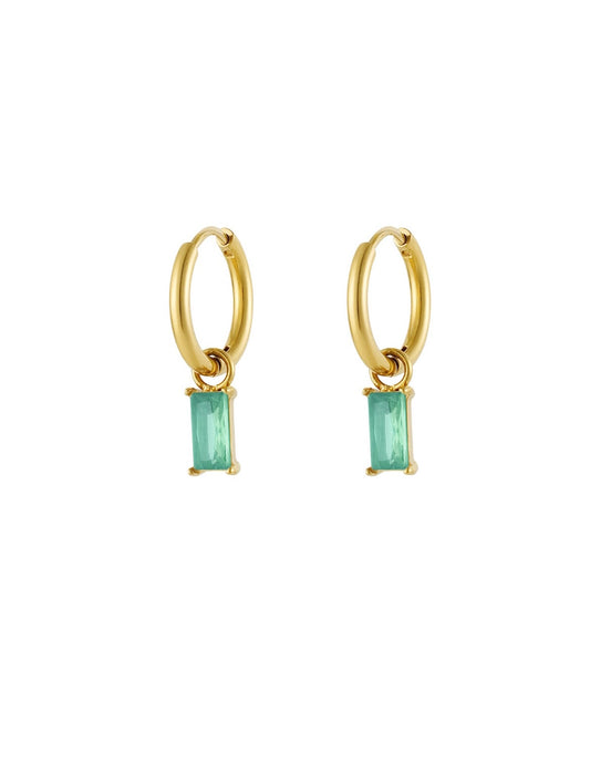 Amy oorbellen turquoise