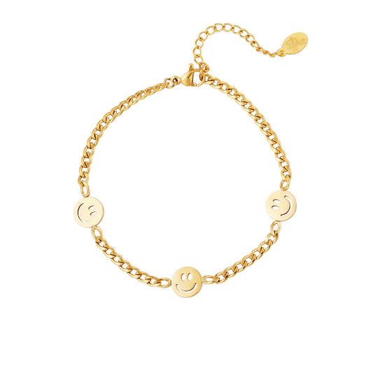 Smiley armbandje