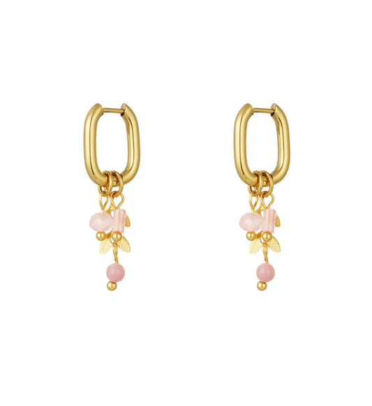 Dreamy oorbellen roze