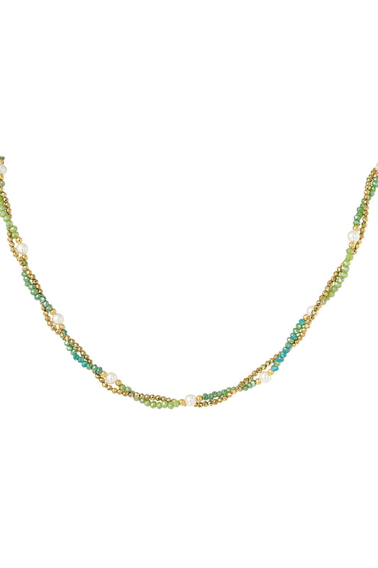 Twisted beaded ketting