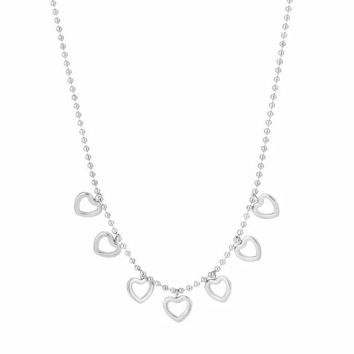 Open hart bedelketting