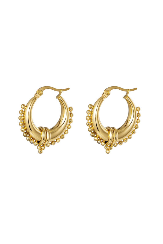 Bali hoops oorbellen