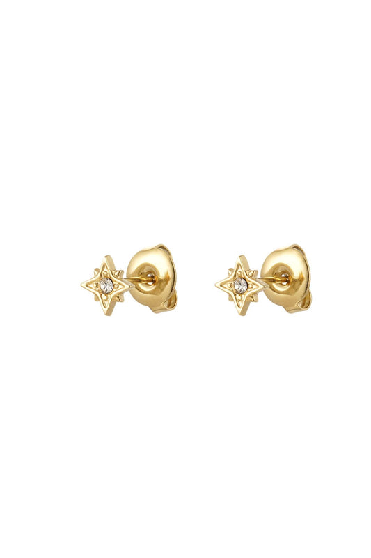 Sparkle oorbellen goud
